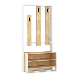 Recibidor Zapatera con Perchero Calipso - Muebles Bonno