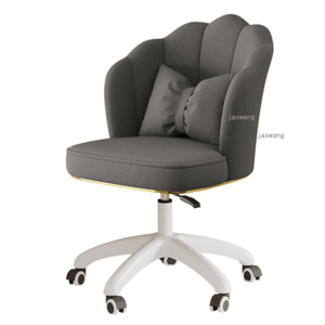 Silla Giratoria de Escritorio Oficina Tocador Q1 Gris Oscuro Buckingham