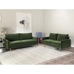 Juego de Sala Mallma Deco 3 2 Neylan Verde Pistacho