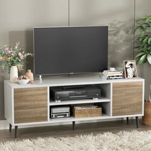 Mueble para TV Vintage Eli Blanco/Duna R&R MUEBLES