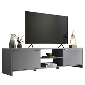 Mueble para TV Moderno Jader Gris R&R MUEBLES