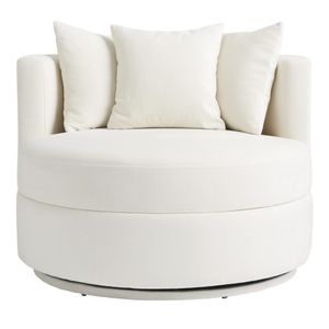 Butaca Circular con giro 360 Lucy color Blanco TU MESITA