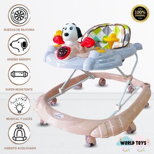 Andador Musical Baby Snoopy Beige