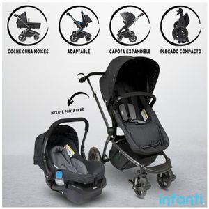 Coche Travel System para Bebé Epic 5G Black