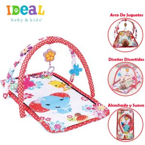 Gimnasio Ideal Para Bebe con Juguetes Elephant Red