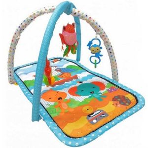 Gimnasio Ideal Para Bebe con Juguetes Elephant Celeste