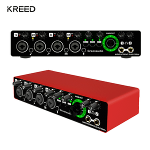 Interface de Audio para 4 micrófonos con phantom power MD44