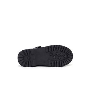 Zapato Escolar De Cuero PAR&SS MV24-2272 Negro
