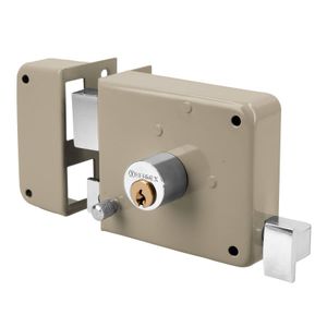 Chapa Cerradura de Sobreponer Izquierda Clasica Hermex 43573