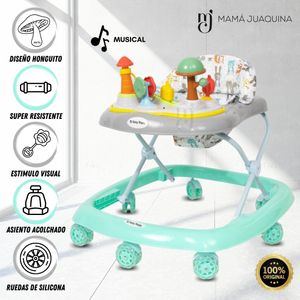 Andador con Tablero Musical Honguito II Turquesa