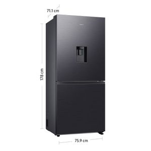 Refrigeradora SAMSUNG 409L No Frost RB45DG6300B1PE Negro