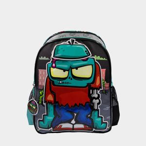 Mochila Escolar Childrens Club Pre Escolar 6Uzo2020001 Ultra Zombies Textil