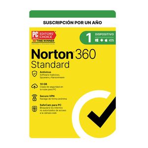 Antivirus digital Norton 360 Standard - 1 PC, 1 año