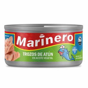 Trozos de Atún en Aceite Vegetal MARINERO Lata 140g