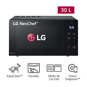 Horno Microondas LG MH7032JAS EasyClean 30L Negro