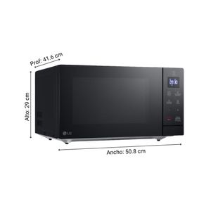 Horno Microondas LG MH7032JAS EasyClean 30L Negro