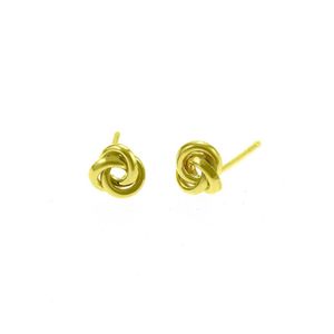 Aretes Nudo Oro 18K