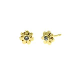 Aretes Margarita Oro 18K