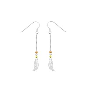 Aretes Alas de angel Plata 925