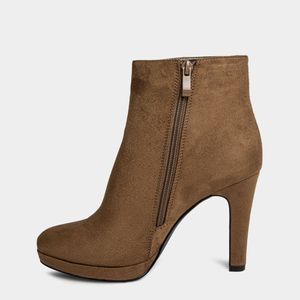 Botines De Vestir Footloose Mujeres Fch-Rn030 Sofia Microfibra