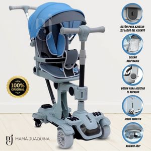 Triciclo Scooter 6 en 1 Magic Fusion Azul