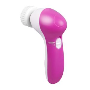 Cepillo facial Vivitar limpia, masajea y exfolia, resistente al agua, rosado + 5 accesorios