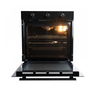 Horno Empotrable Manual a Gas de 75 Litros Indurama HEI-75NGP Negro