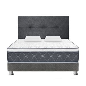 Dormitorio FORLI Vento 2 Plazas Blanco/Gris