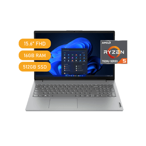 LAPTOP LENOVO V15 G4 AMN 15.6" FHD TN/ AMD Ryzen 5 7520U/ 2.8-4.3 GHz/ 16GB DDR5/ 512GB SSD/ FREEDOS
