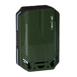 Audífonos bluetooth True Wireless Decibel Gamer resistente al agua IPX4, duración máx. 6 horas, controles táctil, verde