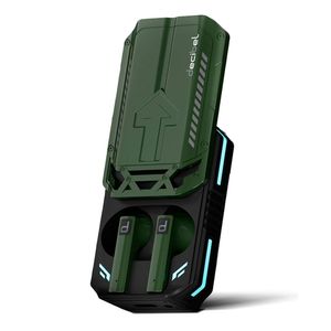 Audífonos bluetooth True Wireless Decibel Gamer resistente al agua IPX4, duración máx. 6 horas, controles táctil, verde