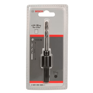 Mandril Bosch Para Sierras Copa 9/16" A 1-3/16" + Broca