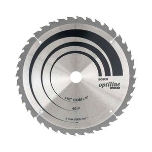 Disco Sierra Bosch 12" X 40D Optiline