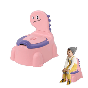 Bacín Modelo Dinosaurio Portátil Rosado