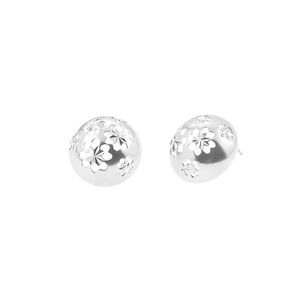 Aretes Flores Plata 925