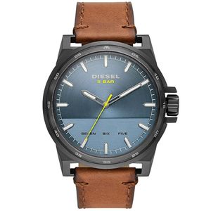 Reloj Diesel D-48 DZ1946 para Hombre Acero Inoxidable Negro Dial Celeste