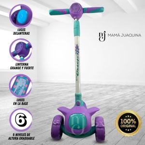 Scooter con Luces Axe Pro Morado