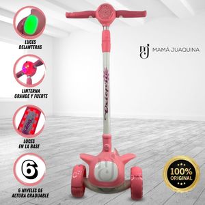 Scooter con Luces Axe Pro Rosado