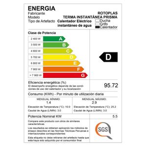 Terma Instantanea Prisma Rotoplas