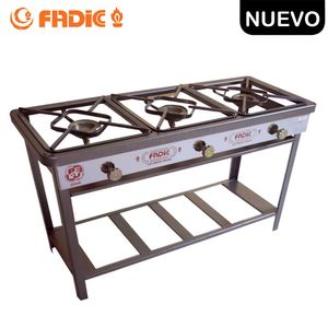 Cocina Semi Industrial Fadic 3 Hornillas N° 3 FSI03-23
