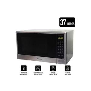 Horno Microondas Panasonic 37l Nn-Sb646srpk Gris