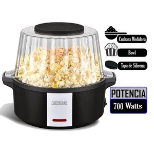 Máquina para Pop Corn Maker Whiteline B015 Negro