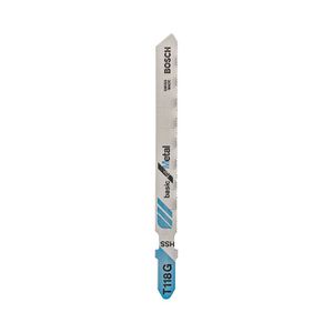 Hojas Sierra Calar Bosch T118Gx5 HSS Recto Fino Básico Metal