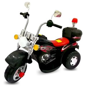 Trimoto a Batería para Niños Harley Negro