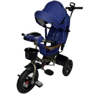 Triciclo Guiador 3 en 1 Fort Premium USB Azul