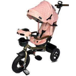 Triciclo Guiador 3 en 1 Fort Premium USB Rosado