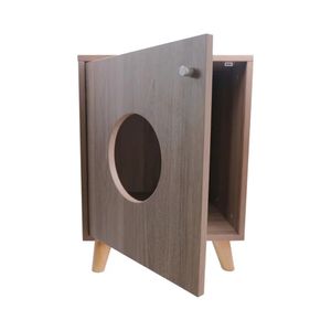 Casita para Gatos Flipy color Marrón TU MESITA