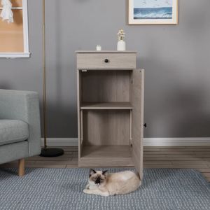 Casa Mueble para Gatos Shazam color Ceniza TU MESITA