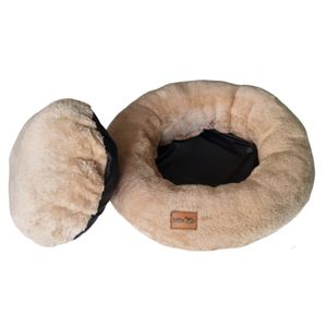 Cama Para Perros y Gatos Donut Lite Beige Talla XXXL MD