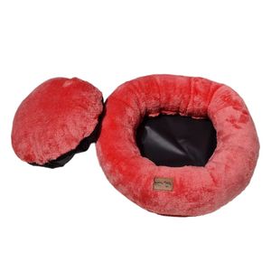 Cama Para Perros y Gatos Donut Lite Salmon Talla XXXL MD